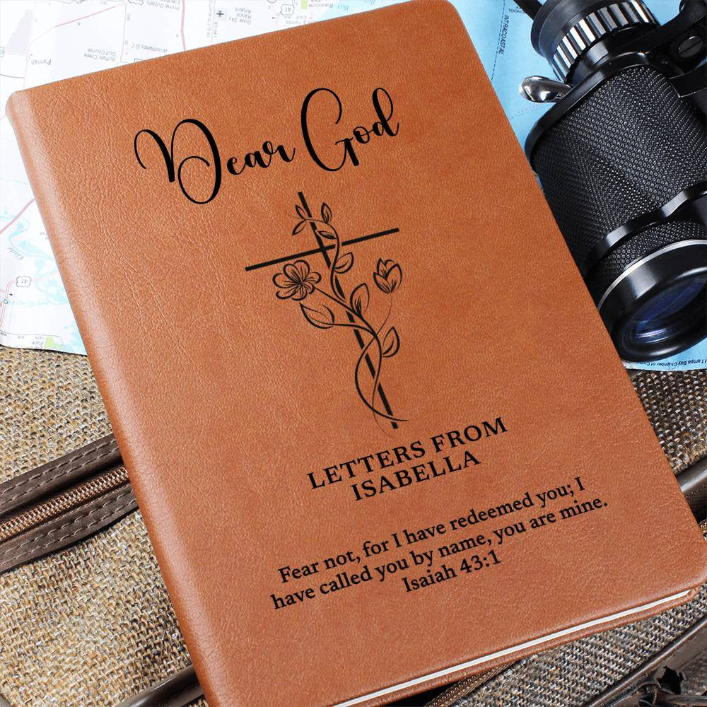 Personalized Prayer Journal For Women, Dear God Prayer Journal, Custom Name and Bible Verse Christian Gift, Religious Women Prayer Diary