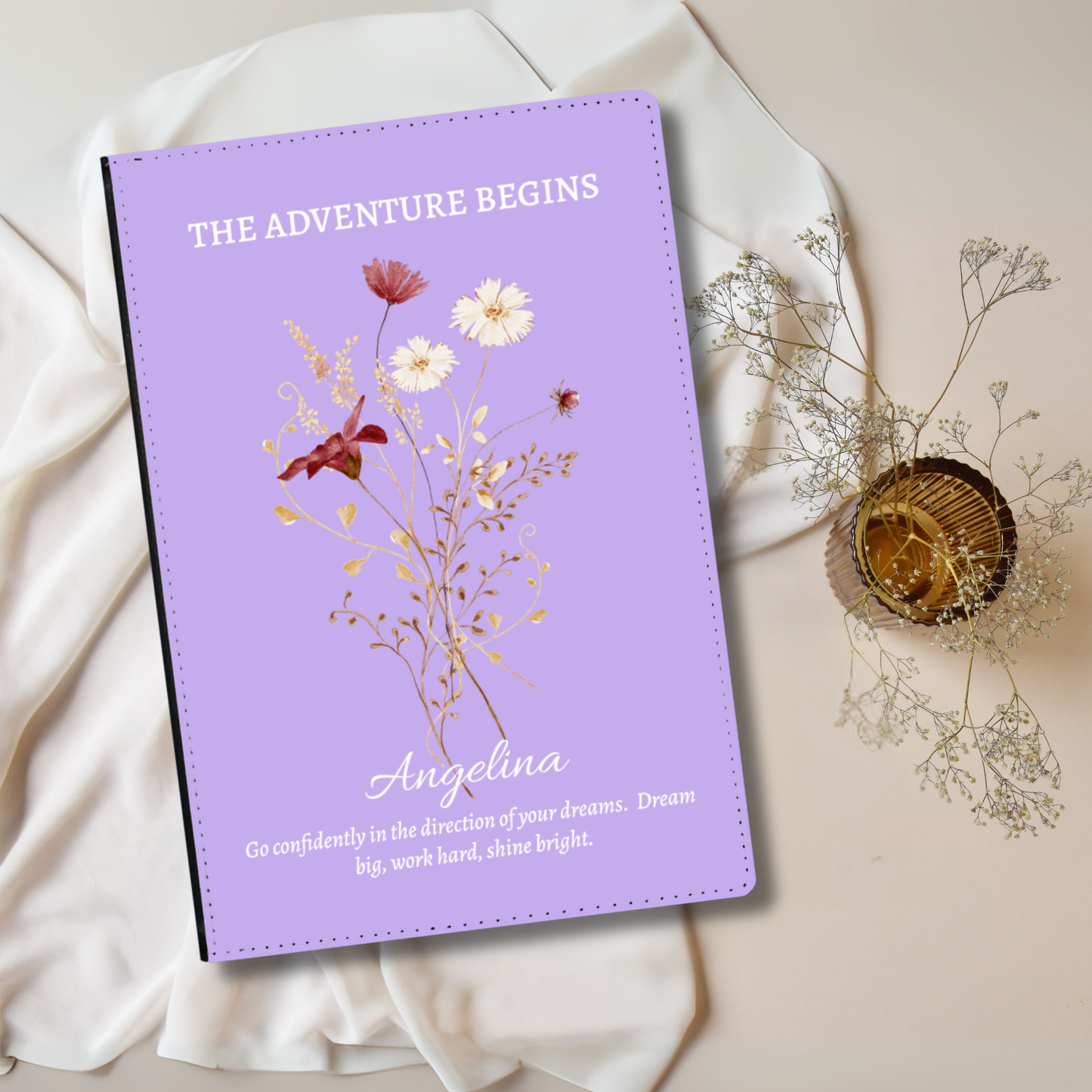 New Beginning Gift for Her, Personalized Journal, Retirement Gifts, Women Coworker Gift, Christian Gift, Graduation, New Home, Divorced Gift