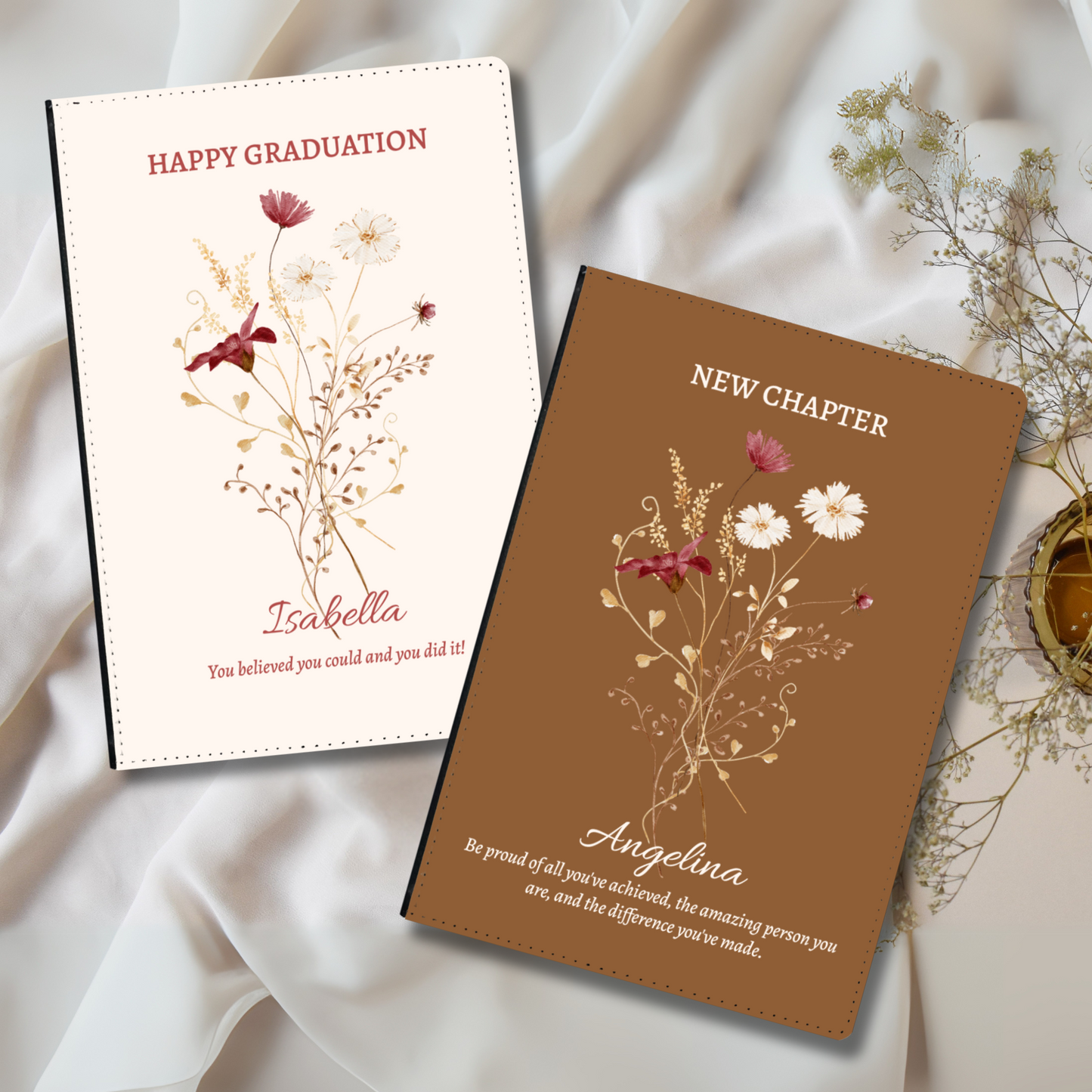 New Beginning Gift for Her, Personalized Journal, Retirement Gifts, Women Coworker Gift, Christian Gift, Graduation, New Home, Divorced Gift