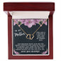 Mother Gift Necklace - Everlasting Love - Unwavering Belief Black Card