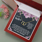Mother Gift Necklace - Everlasting Love - Unwavering Belief Black Card