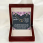 Mother Gift Necklace - Everlasting Love - Unwavering Belief Black Card