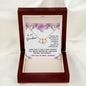Grandmother Gift Necklace - Everlasting Love - Pillar Of Strength White Card