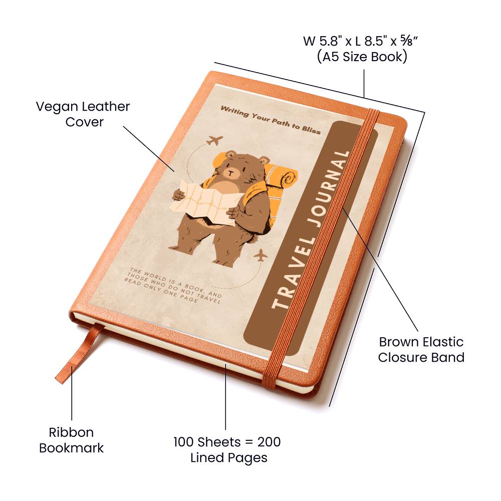 Leather Journal - Travel Journal