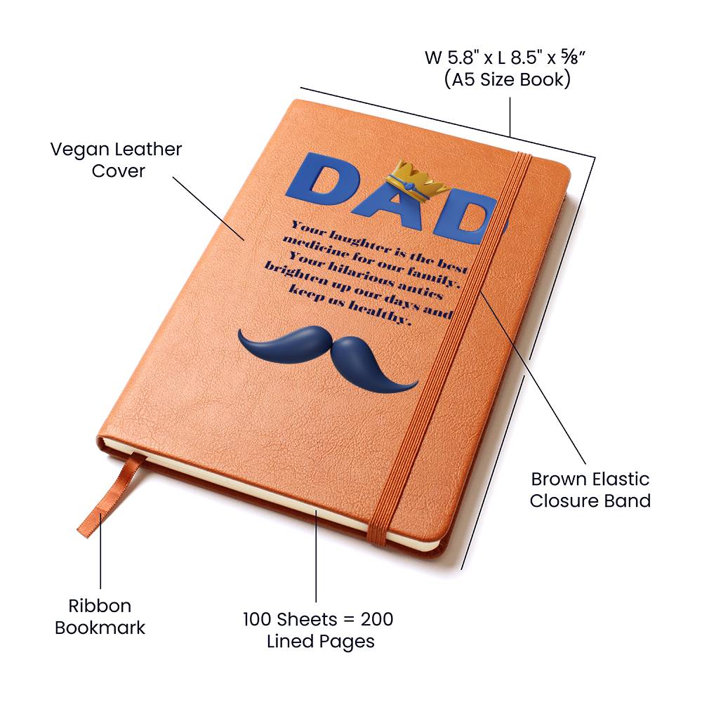 To Dad Gift - Leather Journal