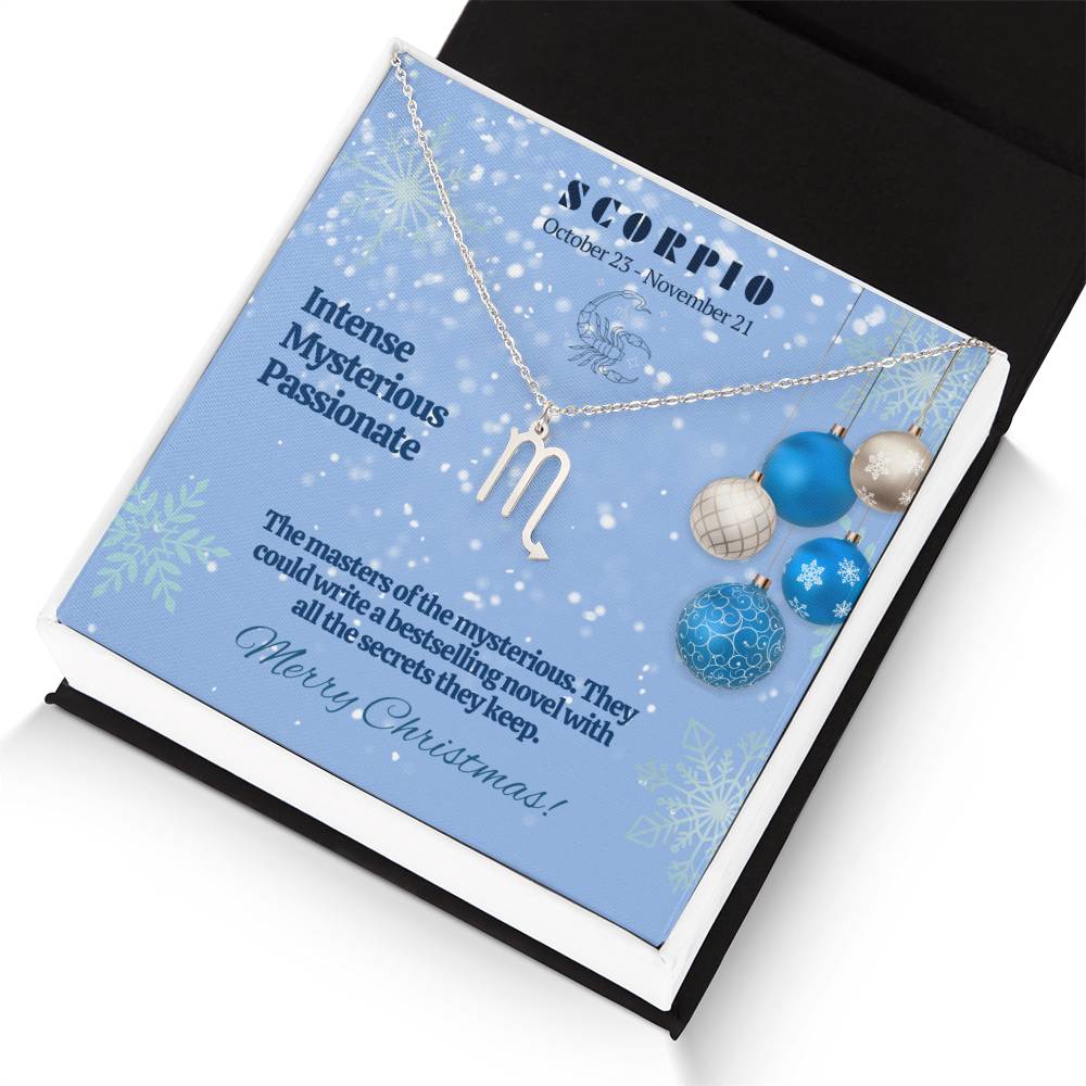 Zodiac Symbol Necklace - Scorpio