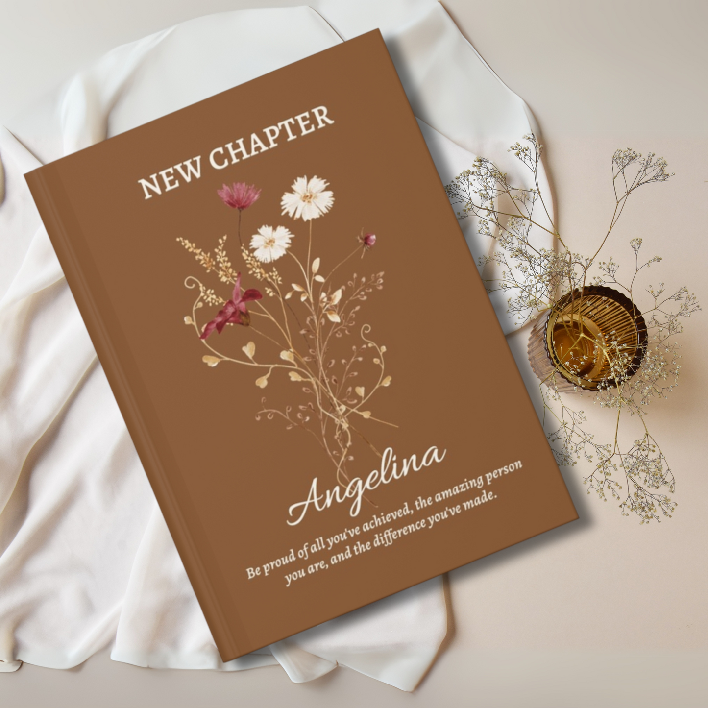New Chapter Journal, Personalized Retirement Gifts for Women Coworker, Nurse Retirement Gift, Graduation Gift, New School, Divorced Gift