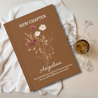 New Chapter Journal, Personalized Retirement Gifts for Women Coworker, Nurse Retirement Gift, Graduation Gift, New School, Divorced Gift