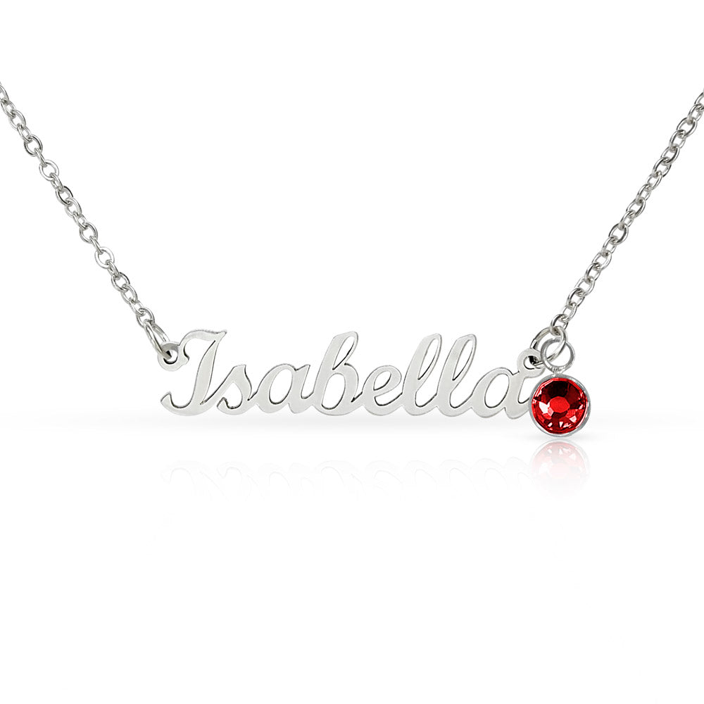 Personalized Name Necklace with Birthstone | Christian New Chapter Gift