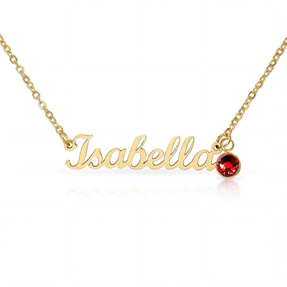 Personalized Name Necklace with Birthstone | Christian New Chapter Gift