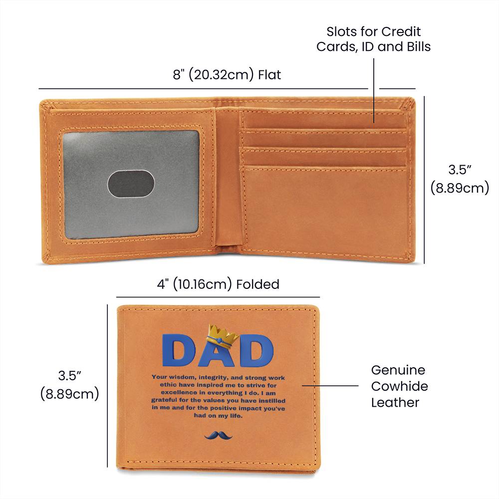 Dad Gift Wallet - Leather Wallet