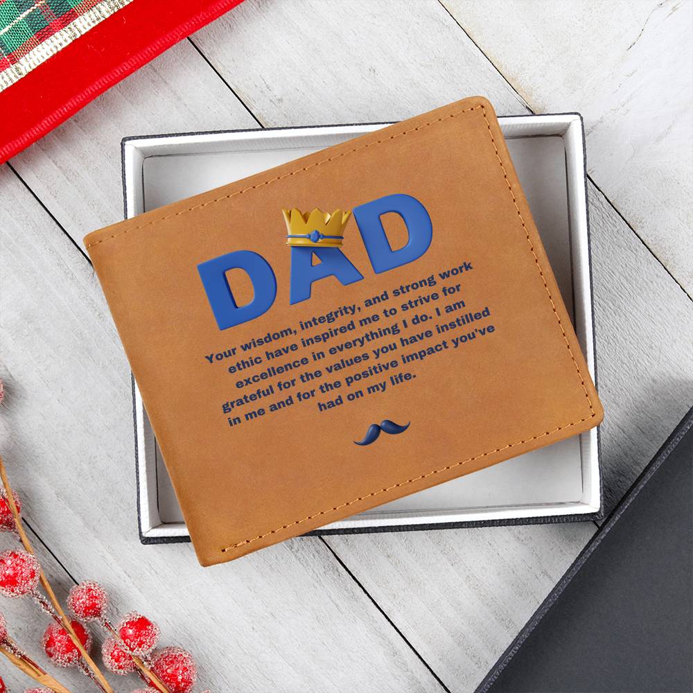 Dad Gift Wallet - Leather Wallet