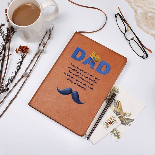 To Dad Gift - Leather Journal