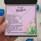 Mother Gift Necklace - Eternal Hope - Source Of Inspiration Lavender Card