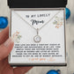 Mother Gift Necklace - Eternal Hope - Constant Source Of Comfort White Card