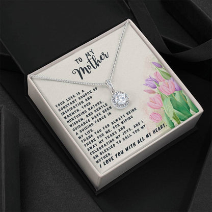 Mother Gift Necklace - Eternal Hope - Source Of Inspiration White Card