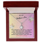 Mother In Law Gift Necklace - Eternal Hope - Precious Gift Pink Card