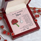 Mother Gift Necklace - Eternal Hope- Beautiful Melody Pink Card