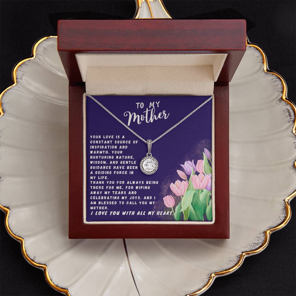 Mother Gift Necklace - Eternal Hope - Source Of Inspiration Navy Card