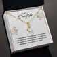 Daughter Gift Necklace - Alluring Beauty -  In My Heart White Card