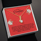 Daughter Gift Necklace - Alluring Beauty  - I Am Excited Red Card