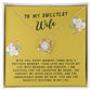 Wife Gift Necklace - Love Knot - Every Moment Gold Card