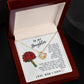Daughter Gift Necklace - Love Knot - Bring So Much Warmth White Card