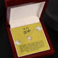 Wife Gift Necklace - Love Knot - In Your Arms Gold Card