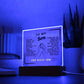 Son Gift - Square Interior Decor - God Bless You (With Night Light Option)