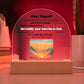Dome Interior Decor - Dear Myself Sunrise (With Night Light Option)