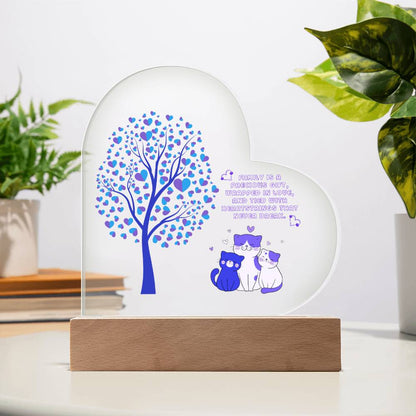 Interior Decor - Heart Tree Family Gift (With Night Light Option)