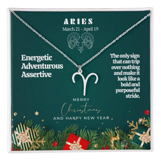 Zodiac Symbol Necklace - Aries