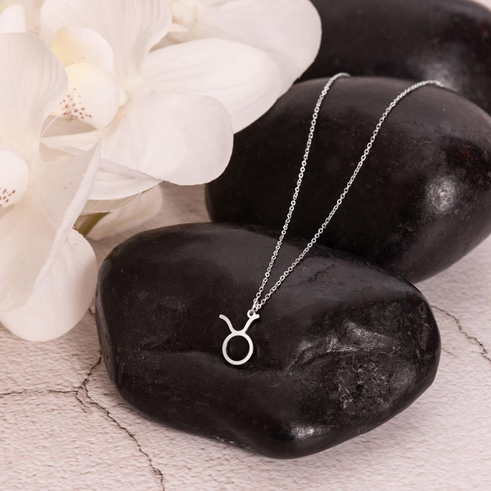 Zodiac Symbol Necklace - Taurus