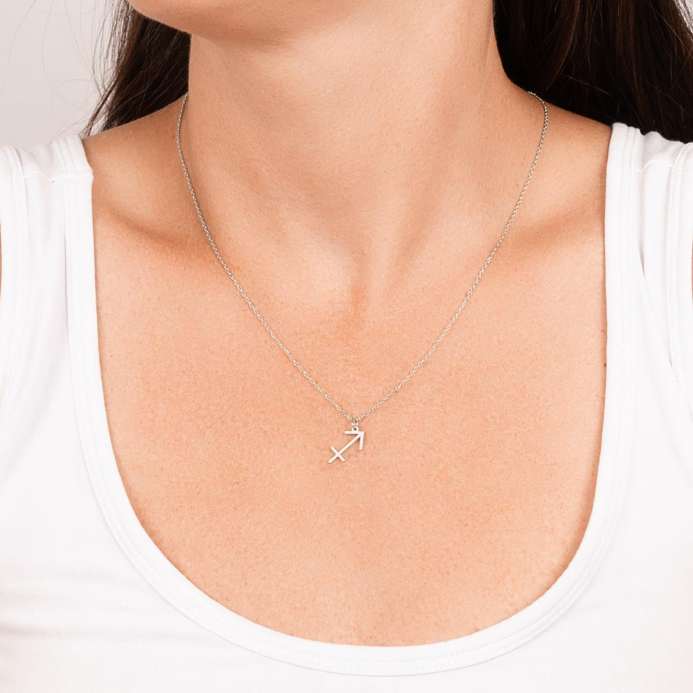 Zodiac Symbol Necklace - Sagittarius