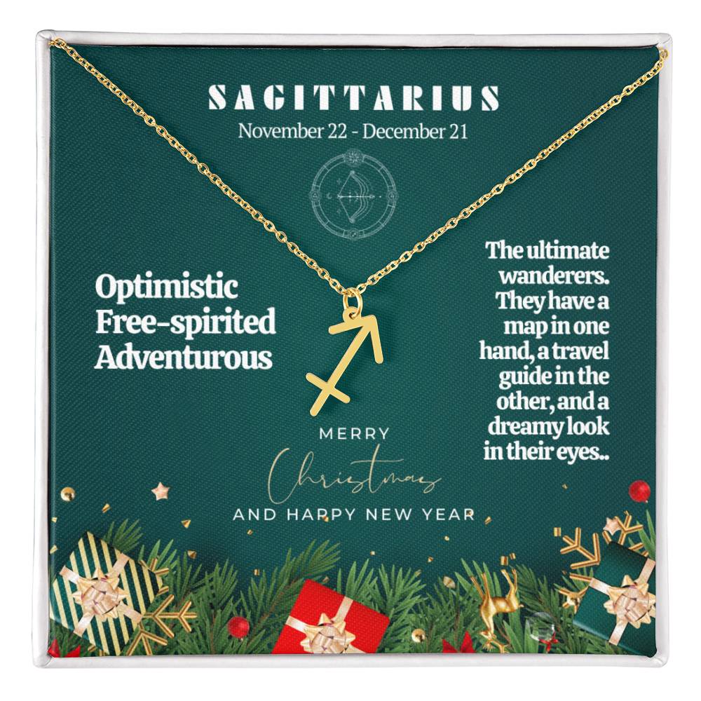 Zodiac Symbol Necklace - Sagittarius