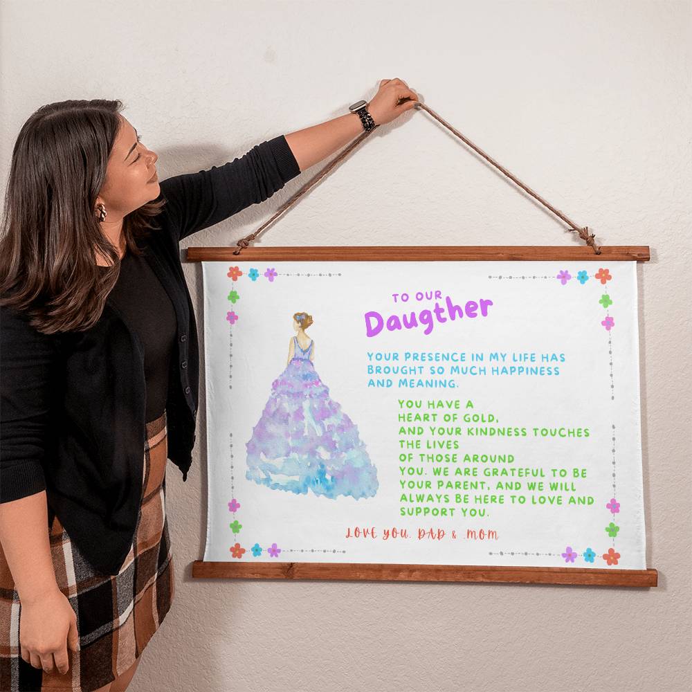 Daughter Gift - Wall Tapestry - Princess