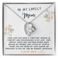 Mother Gift Necklace - Forever Love - Constant Source Of Comfort White Card