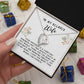 Wife Gift Necklace - Forever Love - True Beauty Exists White Card
