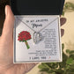 Mother Gift Necklace - Forever Love- Beautiful Melody White Card