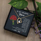 Mother Gift Necklace - Forever Love- Beautiful Melody Black Card
