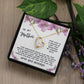 Mother Gift Necklace - Forever Love- Unwavering Belief White Card