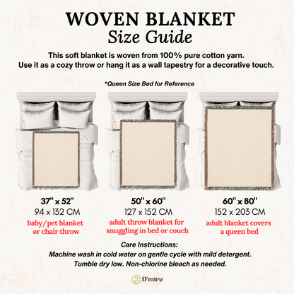 Personalized Couple Woven Blanket | Perfect Match Wedding Gift